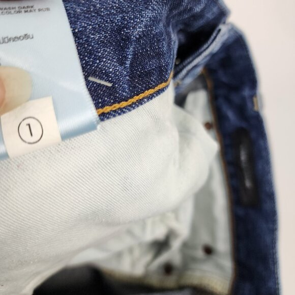 UNIQLO x Japanese JEANS Men 7 Blue Regular Fit Straight Streetwear Denim (32x30) - Picture 12 of 12